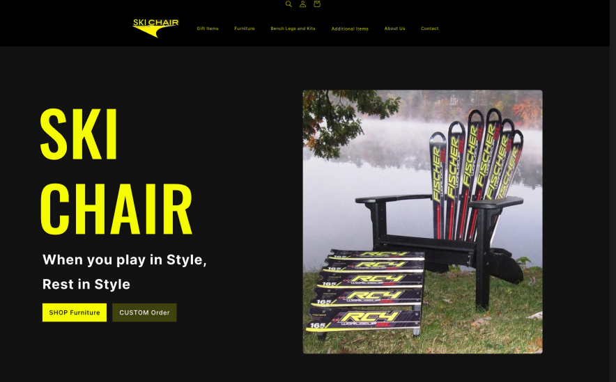 Ski Chair website project